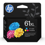 HP CH564WN#RFD 61XL Tri-Color Ink Cartridge, High Yield, Compatible with HP Photosmart Printers