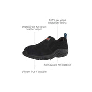 Merrell Moab Adventure 3 Moc Waterproof Hiking Slip-On Shoe, Black, Size 10, Men's