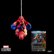 Hasbro Marvel Legends Battle-Damaged Spider-Man Action Figure with Magic: The Gathering Foil Card, 6-Inch, G0638
