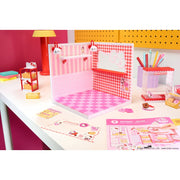 MGA Entertainment Make It Mini Spaces Hello Kitty Building Set, Customizable Design, Exclusive Accessories, Multicolor, 12 in, 547181
