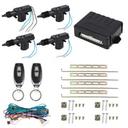 Unique Bargains Car Central Locking Keyless Entry System Kit with 2 Remote Controls, 4 Doors