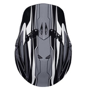 Raider GX3 MX Helmet for Youth - Black/Silver - Small