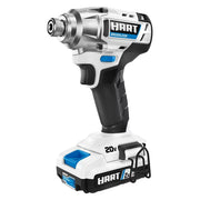 HART HPID26B 20-Volt Cordless Brushless Impact Driver Kit, (1) 20-Volt 2.0Ah Battery, Gen 2