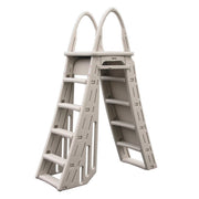 Confer Plastics A-Frame 7200 Adjustable Above Ground Pool Roll-Guard Safety Ladder
