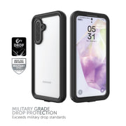 Body Glove 100139383 Tidal Waterproof Phone Case for Samsung Galaxy A36 5G- Black/Clear