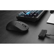 Keychron M3-A71 Wireless Mouse, Lightweight ABS Frame, Kailh GM 8.0 Mechanical Switches, Black