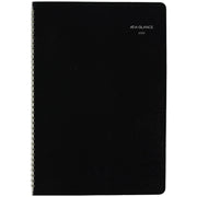 AT-A-GLANCE DayMinder Monthly Planner, 14-Month Calendar, Black Faux Leather Cover, Twin Wire Binding, 8 x 12 in, G4700023