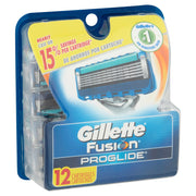 P&G Gillette Fusion5 ProGlide Mens Razor Blades 12 Refills