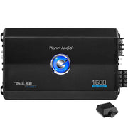 Planet Audio PL1600.4 Pulse Series Car Audio Amplifier 1600 High Output, 4 Channel Full Range Black
