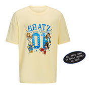 MGA Entertainment Bratz Stylin Sasha Fashion Doll with Customizable Graphic Tee, Brown Eyes, Long Wavy Hair, Accessories, Adult XL Shirt