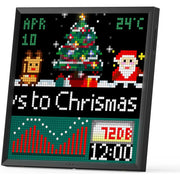 Divoom Pixoo64 Pixel Display, 64x64 RGB Self-Programmable LED Screen, Sandstone