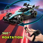 4DRC 4D-Y2 1:12 Scale 4WD RC Racing Car, Dual Motor, 2.4GHz Control, 360 Drift Wheels, Blue