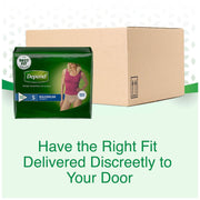 Depend 48445 Fit-Flex Underwear for Women Size Medium 88 ct