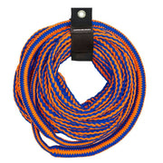 Airhead Bungee Tube Rope, 50 Ft UV Resistant Nylon, 4,100 lb Break Strength, Blue and Orange, for 1-4 Rider Towables
