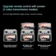SEREE Drone with Camera, 8K HD, 50x Zoom, Brushless Motor, Foldable RC Quadcopter, 4.5-Inch Screen, GPS Positioning, Dual Batteries EA034-NBUS00