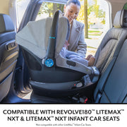 Evenflo Revolve 180 LiteMax NXT Infant Car Seat Base, LockStrong Belt Tensioning System, Lightweight, Portable, CS900610000C
