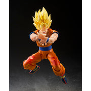 Bandai Spirits S.H.Figuarts Super Saiyan Son Goku Action Figure, 6 Inch, Dragon Ball Z The Games Begin BAS67612