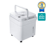 Midea Cube 50-Pint Smart Dehumidifier with Built-In Pump, Covers up to 4,500 Sq. Ft., White, MAD50PS1QWT-A