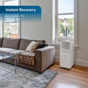 Friedrich 10000 BTU 3-In-1 Portable Air Conditioner with Wi-Fi Control, White, ZCP10SB