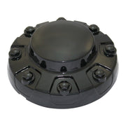Coast To Coast Wheel Center Cap Pair, Gloss Black, Fits 2019-2021 Ram 3500, ABS Plastic, Bolt-On Installation