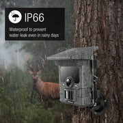 Campark TC02 Solar Trail Camera WiFi Bluetooth Native 4K 30fps 46MP Game Camera