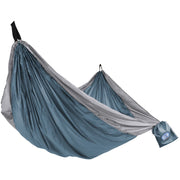 Equip 1P Travel Hammock, Water-Resistant Nylon, Blue Steel Stone, Supports 400 lb, Includes Hanging Kit