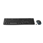 Logitech MK270 Wireless Keyboard and Mouse Combo for Windows, 2.4 GHz Wireless, Compact Mouse, 8 Multimedia and Shortcut Keys, 2-Year Battery Life, for PC, Laptop