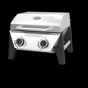 Expert Grill EX5504430716001 2-Burner Tabletop Gas Grill, Stainless Steel, 13,000 BTUs