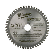 Milwaukee 48-40-4075 5-3/8-Inch 50T Non-Ferrous Metal Blade