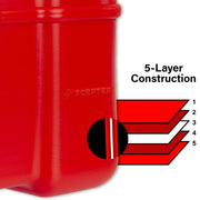 Scepter 08667 Portable EPA Marine Fuel Tank, 9 Gallon