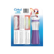 Cirkul 22oz Plastic Water Bottle with Purple Neoprene Chill Sleeve and 6 Flavor Cartridges Value Pack