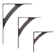 Signature Hardware Veruca Brass Shelf Bracket, Polished Brass, 5-7/8 in, 955169-7.875