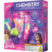 Blue Marble Barbie Chemistry Activity Lab Science Kit, Multicolor, 27 Pieces, Ages 8 and Up, RTBBCHEM