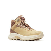 Merrell Speed Strike 2 Mid LTR WP Women's Hiking Boots, Waterproof Full Grain Leather, Lightweight EVA Midsole, Sticky Rubber Outsole, Latte Brown, J038524