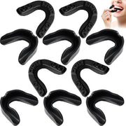 Jutoe Athletic Mouthguard, Sport Mouth Guards for Youth, Black Silicone, Pack of 10 - Durability