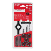 Milwaukee 49-22-5600 SAE Tap and Die Set (17-Piece)