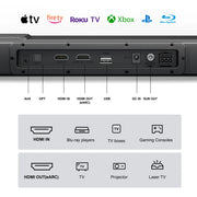 ULTIMEA Nova S70 3.1.2ch Dolby Atmos Sound Bar for TV, 2 Up-firing Drivers, 390W Peak Power Soundbar with Subwoofer