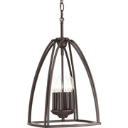 Progress Lighting P3786-20 Contemporary/Soft 4-60W Cand Foyer, Antique Bronze