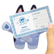 Build-A-Bear Micro Mini Beans Bluey Plush 6 Pack Collection, Blue, Recycled Polyester