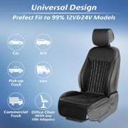 Paffenery Cooling and Heated Seat Cover Front Seat, 12V-24V Ventilated Cooling Car Seat Cushion