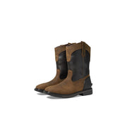 Carhartt Montana Waterproof Square Toe Wellington Work Boots for Men, Brown and Burnt Olive, Size 9M, FQ1065-M