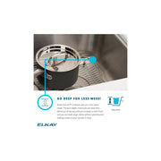 Elkay ELUH4020DBG Elkay Lustertone Stainless Steel 40