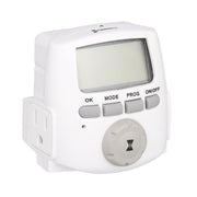 Intermatic DT620 Heavy Duty Indoor Digital Plug-In Timer, White