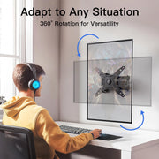 MountFTV K939 Full Motion TV Wall Mount 360 Rotation Bracket