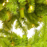 Holiday Time TV60CH250L00 6' Lawndale Spruce Prelit Green Artificial Christmas Tree with Warm White LED Lights