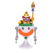Jakks Pacific Inc. Bowser Jr. Action Figure with Clown Car, 5-Inch, 17 Points of Articulation, Paintbrush, Water Reveal Stickers, Display Base, 432284