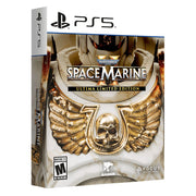 Plaion Warhammer 40,000 Space Marine 2 Ultima Limited Edition Physical Video Game for PlayStation 5, SteelBook Case, Season Passes, Macragge's Chosen DLC