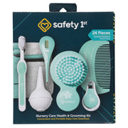 Safety 1st Nursery Care Health & Grooming Kit, 3-in-1 Thermometer, Nasal Aspirator, Toddler Toothbrush, Seafoam, IH4260600