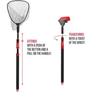 EGO 72036DS S2 Slider Large Net - Deep Rubber Mesh