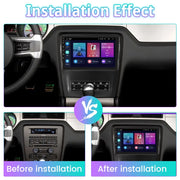 Podofo A7055A3019A4C888 2+64G for 2010-2014 Ford Exports Mustang Wireless Carplay Android Auto Mirror Link 10.1 inch Touchscreen Car Stereo Radio